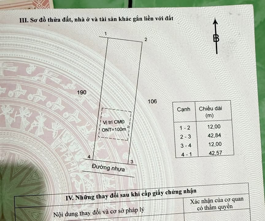 Đất nền 504m² tại Biệt Thự Trắng, Châu Đức - Giá 2.2 tỷ, Sổ hồng chính chủ!