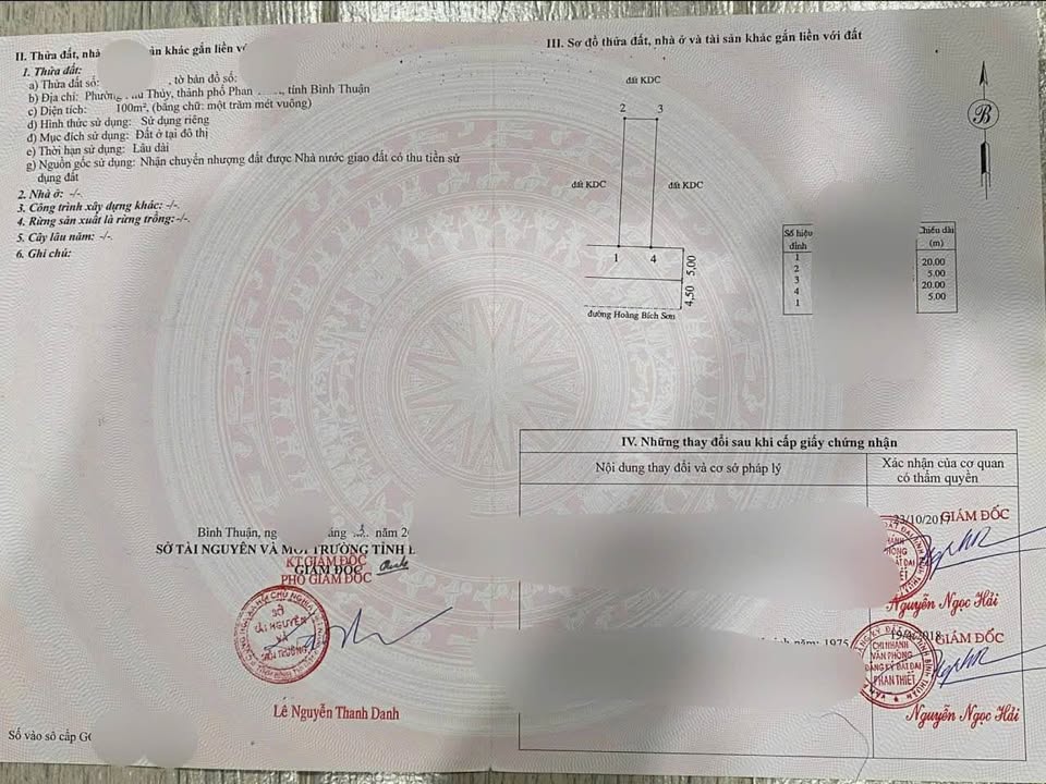 Đất thổ cư Hùng Vương 100m² giá 3.95 tỷ - Hạ tầng hoàn thiện, vị trí đẹp!