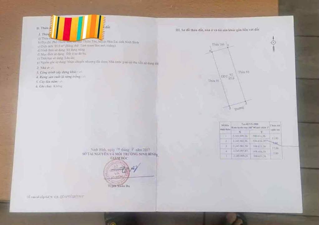 Đất nền phường Hoa Lư, Ninh Bình 85m² giá 5 tỷ - Đầu tư sinh lời ngay!