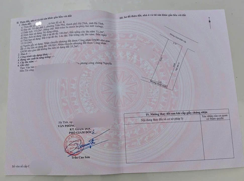 Đất 2 mặt tiền Trịnh Khắc Lập, Trần Phú, 133m² giá 3 tỷ - Cơ hội đầu tư hấp dẫn!