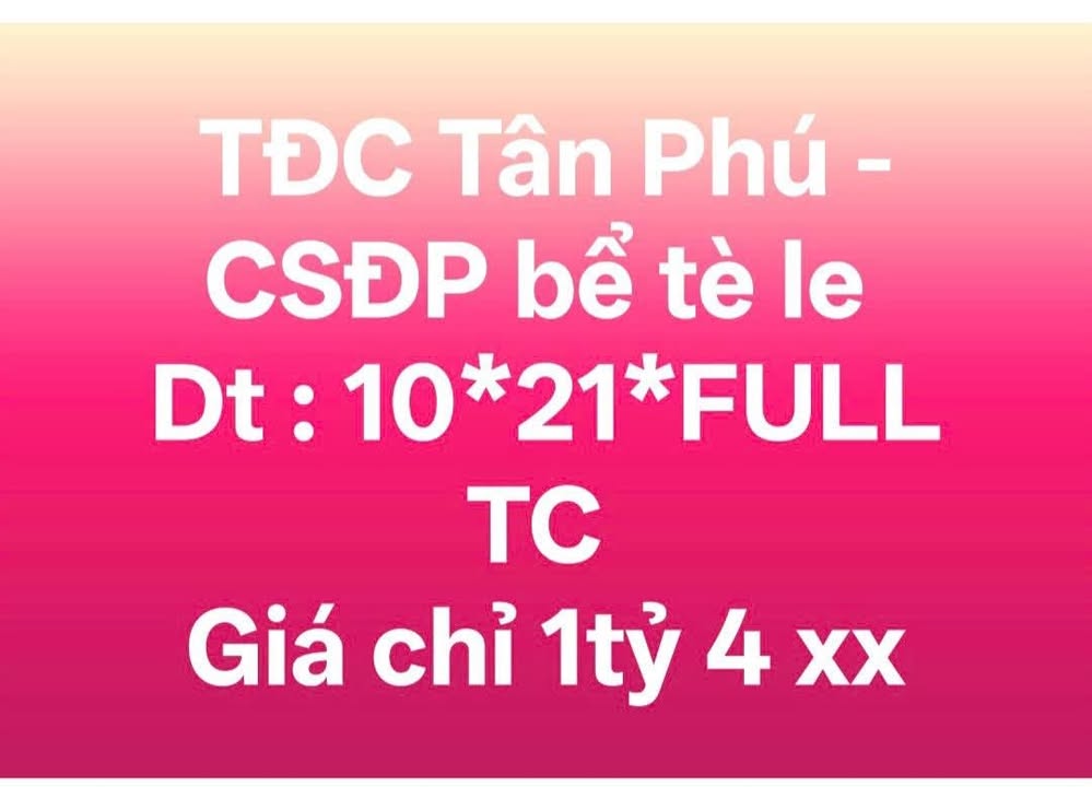 Đất nền Tân Phú, Đồng Xoài 210m² chỉ 1.4 tỷ - Cơ hội đầu tư tốt!