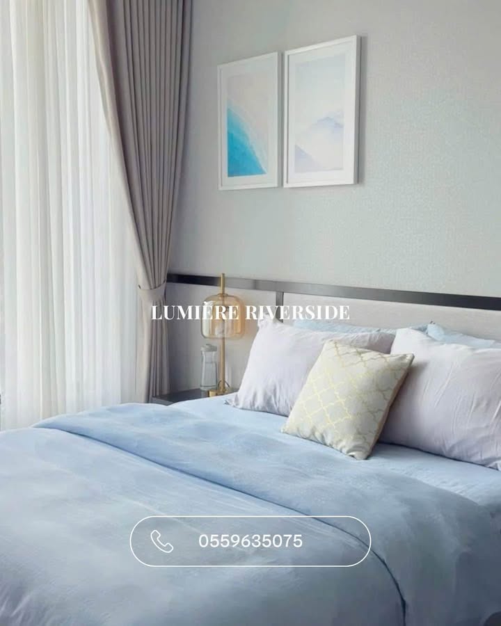 Căn hộ 1PN Lumiere Riverside Quận 2 53m² giá 8 tỷ - Thiết kế sang trọng, tiện ích 5 sao!