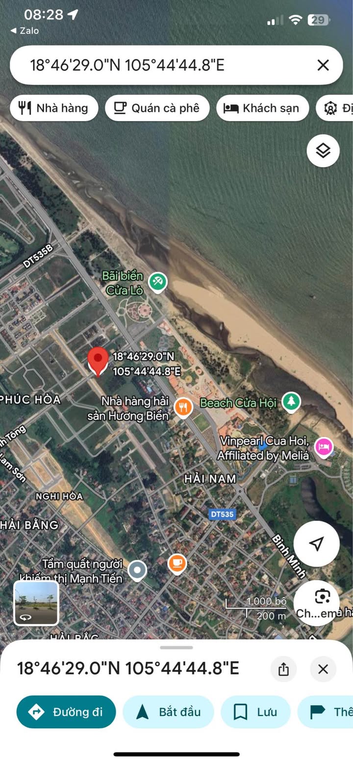 Đất mặt tiền đường Lý Thánh Tông, Cửa Lò 617m² giá 31 tỷ - Vị trí vàng gần VinPearl!