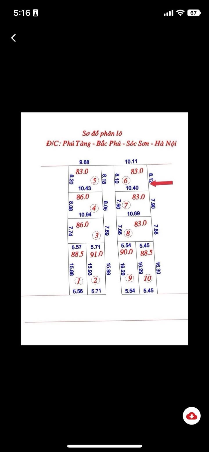 Đất nền Bắc Phú Sóc Sơn 83m² giá 1.99 tỷ - Sổ đỏ chính chủ, ô tô vào tận nơi!