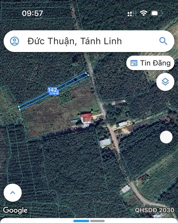 Đất nền mặt đường Thác Bà Tánh Linh 852m² giá 600 triệu - Sổ đỏ chính chủ
