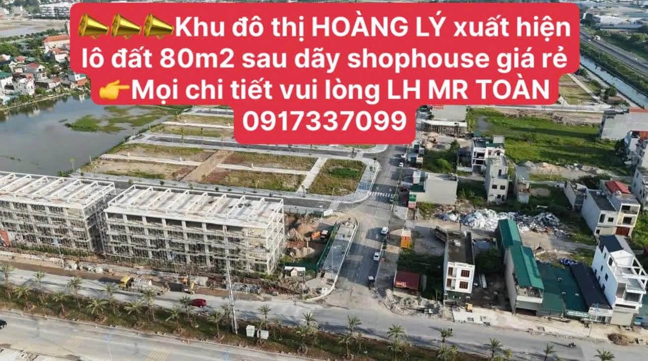 Đất nền khu đô thị Hoàng Lý Duy Tiên 80m² giá thỏa thuận - Cơ hội đầu tư hấp dẫn!