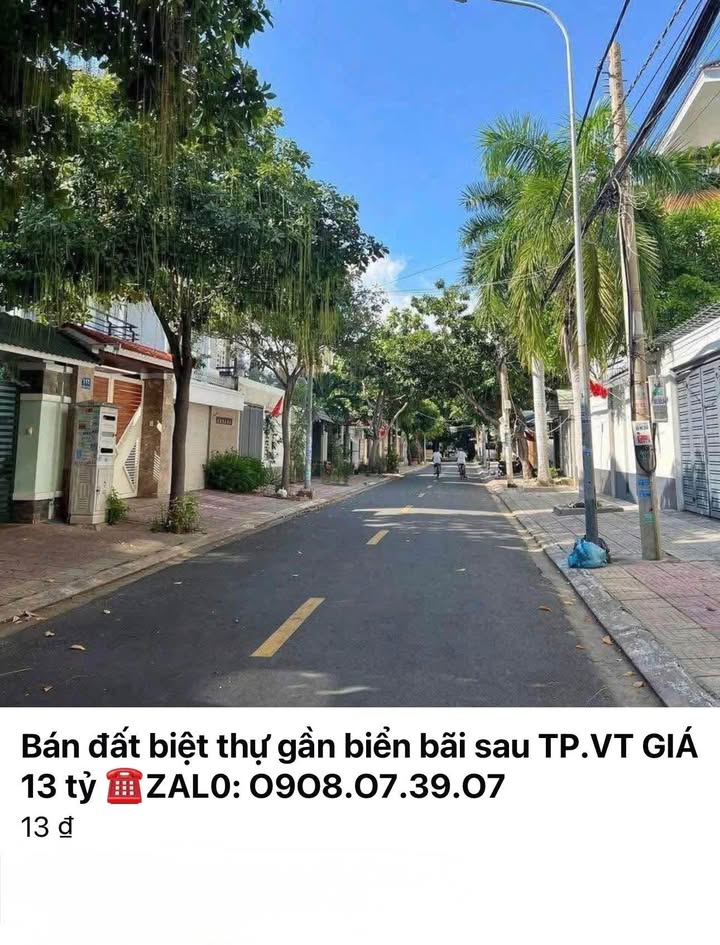 Lô đất đẹp khu dân cư Bình Minh - Đường 3/2, Vũng Tàu 127,5m² giá 13 tỷ - Cơ hội đầu tư tuyệt vời!