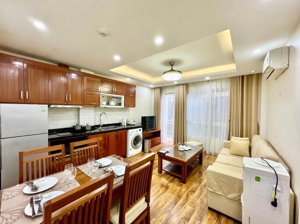 Căn hộ cho thuê tại Cầu Giấy 50m² - Thiết kế tối ưu, đầy đủ nội thất!