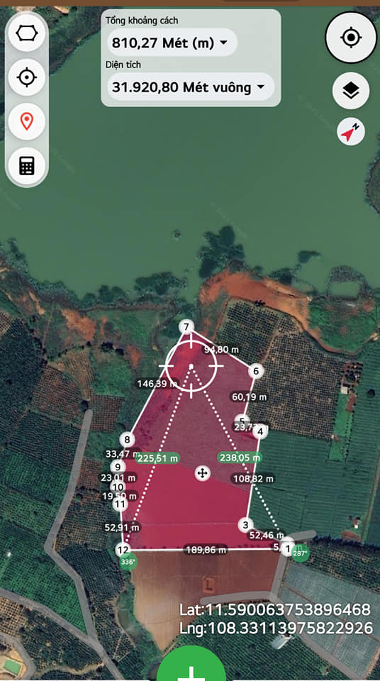 Đất nền thôn Tà Hine, Lâm Đồng 2.6ha giá 23.4 tỷ - Sổ hồng chính chủ, thương lượng