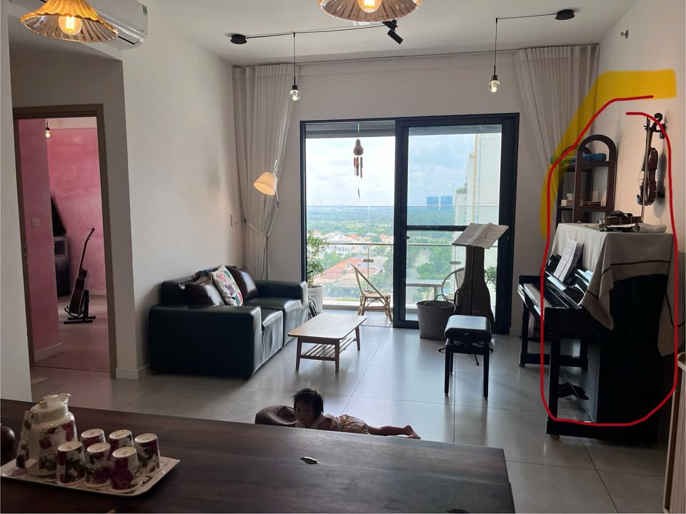 Căn hộ cho thuê Antonia PMH Quận 7 - 107m², giá 37 triệu - View sông thơ mộng!