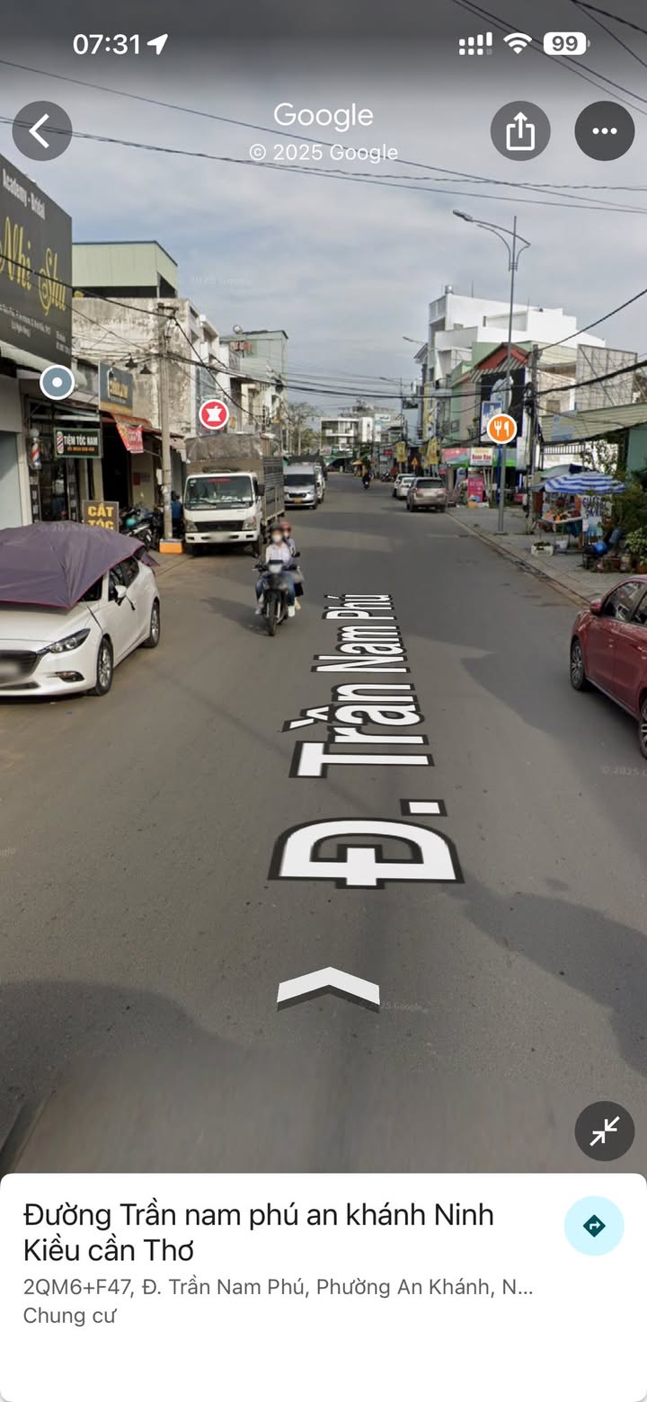 Đất nền mặt tiền đường Trần Nam Phú, Tân An, Cần Thơ - Diện tích 126.8m², giá thỏa thuận!