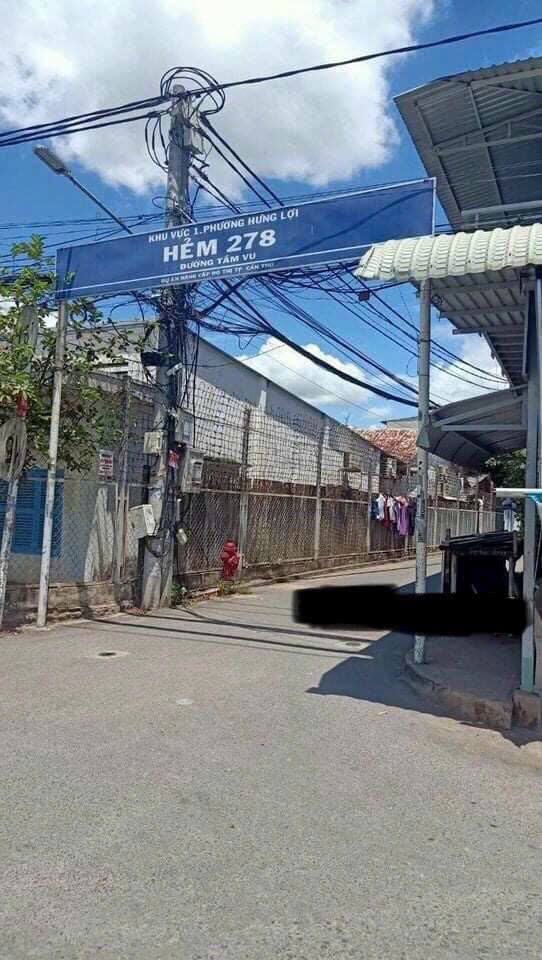 Nhà 2 tầng hẻm 278 Tầm Vu, Tân An, Cần Thơ 68m² giá 2 tỷ - Tiềm năng chia thành 2 căn