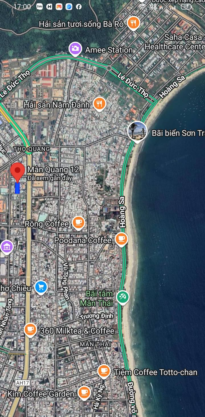 Đất nền mặt tiền đường Mân Quang 12, Sơn Trà, Đà Nẵng 105m² - Đầu tư sinh lời lý tưởng!