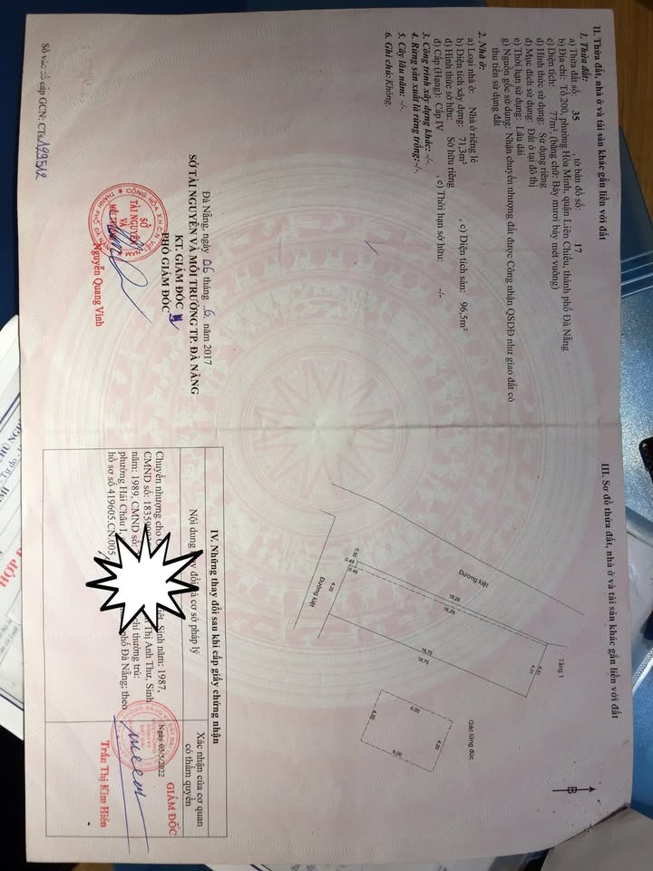 Nhà gác lửng kiệt 64 Trần Đình Tri, Liên Chiểu 77m² giá 3.6 tỷ - Đầu tư sinh lời ngay!