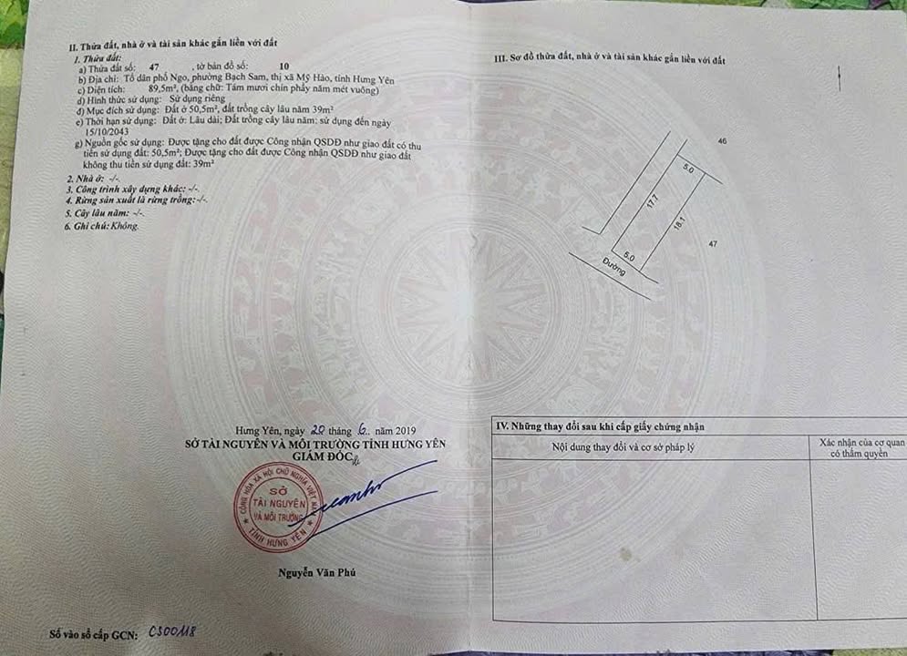 Đất nền lô góc 89m² tại phường Thượng Hồng, Mỹ Hào - Ô tô vào tận đất!