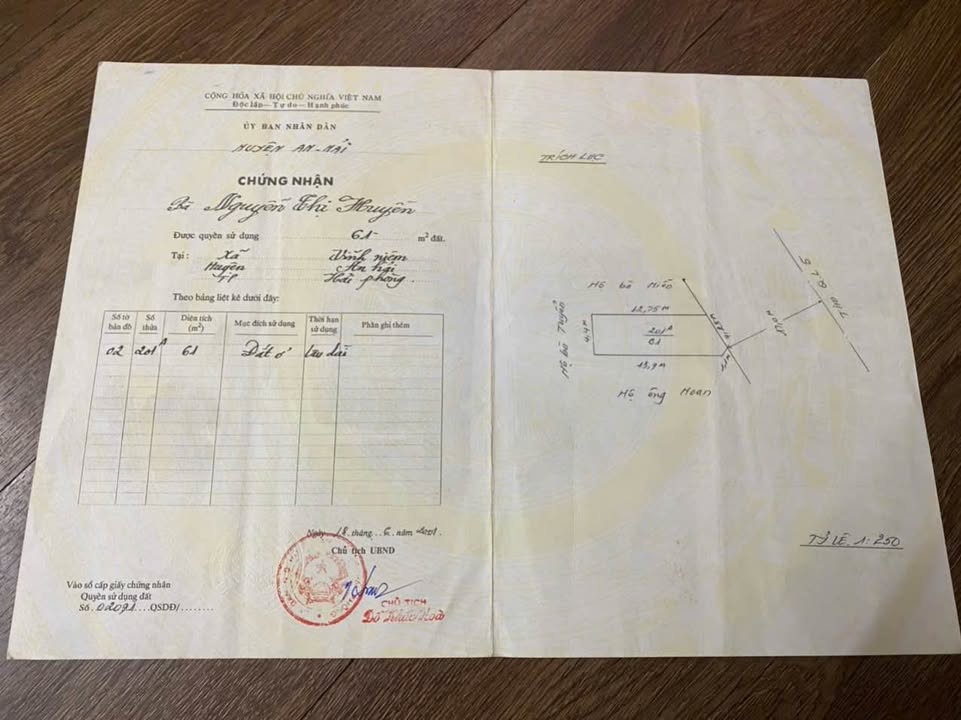 Nhà mặt đường Nguyễn Văn Linh, An Dương, Hải Phòng 61m² giá 5.2 tỷ - Đầu tư sinh lời ngay!