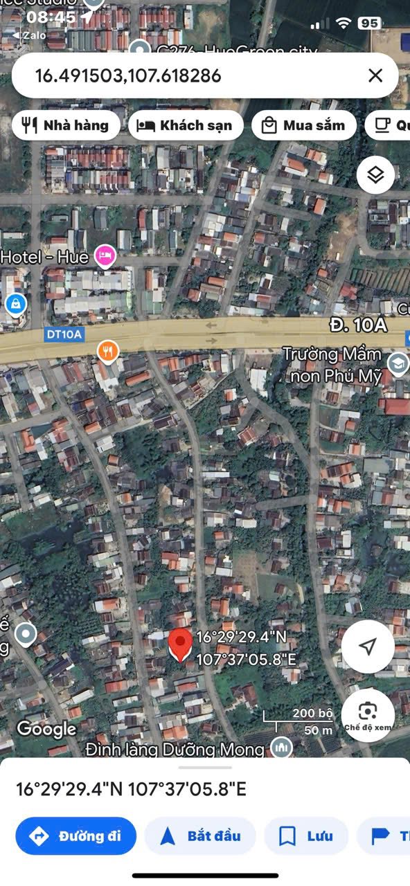 Đất nền mặt tiền Dưỡng Mong, Phú Mỹ 120,7m² giá 2 tỷ - Cơ hội đầu tư tuyệt vời!