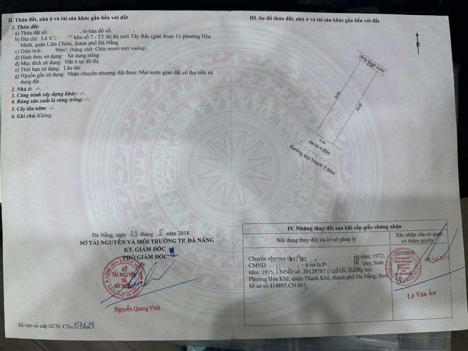 Đất mặt tiền Trần Quang Long, Hòa Minh 90m² giá 5.25 tỷ - Cơ hội đầu tư tuyệt vời!