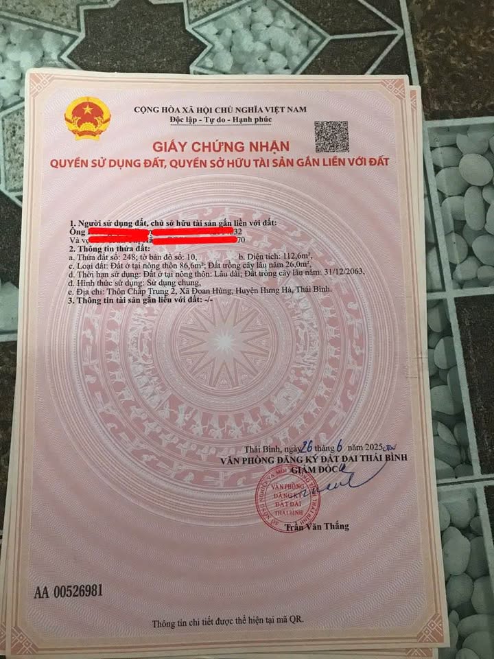 Đất nền Hưng Hà Thái Bình 112m² giá 1 tỷ - Mặt tiền kinh doanh đắc địa!