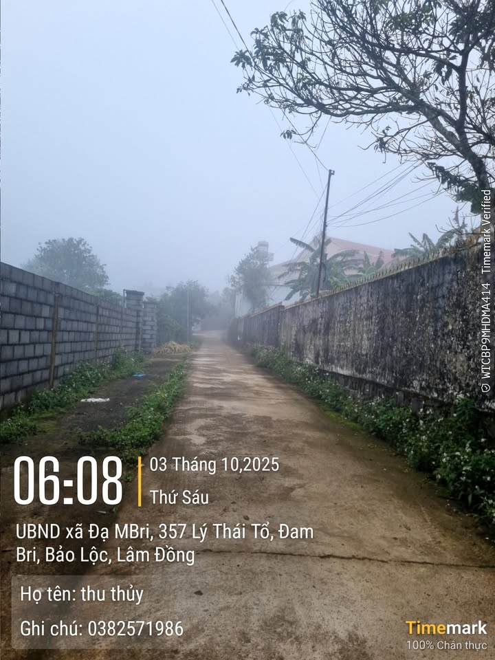 Đất nền Bảo Lộc 243.2m² giá chỉ 1.55 tỷ - Nở hậu, gần ủy ban, trường học!