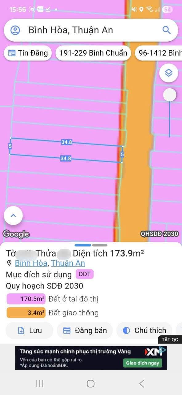 Nhà phố 174m² Bình Hòa, Thuận An - Kinh doanh sầm uất, giá chỉ 4.65 tỷ!