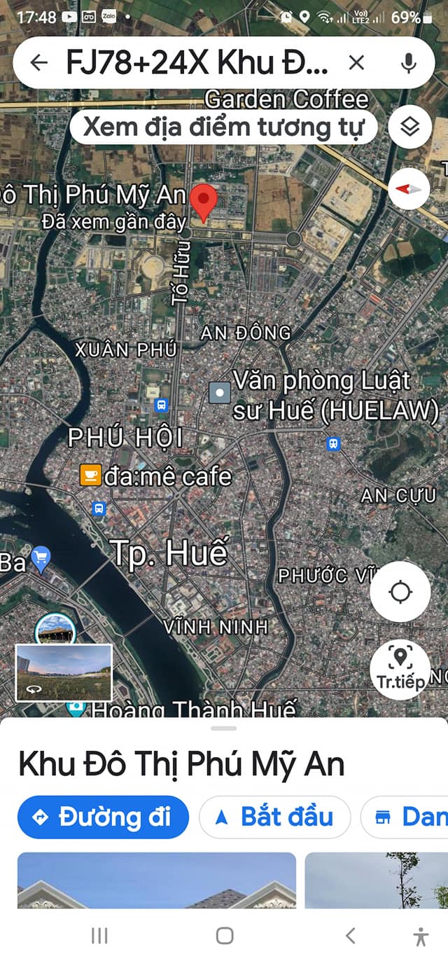 Đất nền Khu đô thị Phú Mỹ An 263m² giá thương lượng - Địa điểm đắc địa tại Huế!