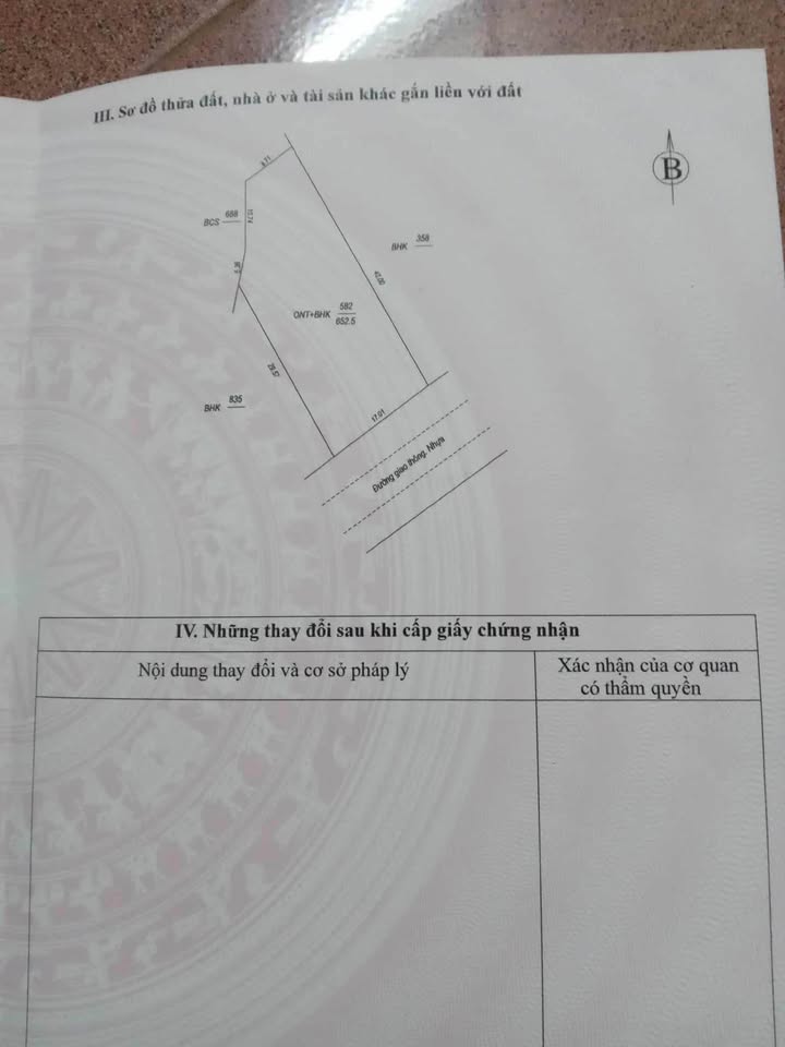 Đất thổ cư thôn 8 Lý Trạch 652m² giá thỏa thuận - Cơ hội đầu tư hấp dẫn!