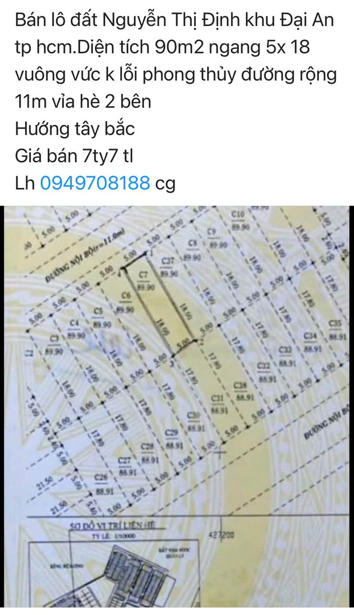 Đất nền đường Nguyễn Thị Định, Vũng Tàu 90m² giá 7.7 tỷ - Sổ đỏ chính chủ!