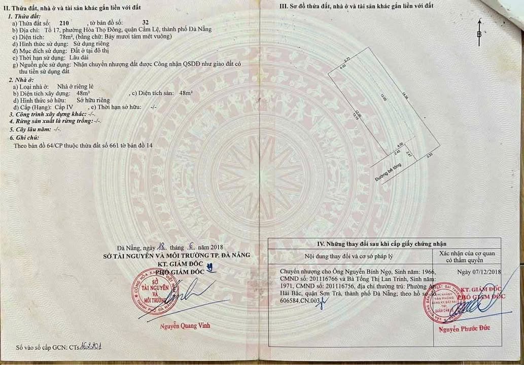 Nhà Hòa Thọ Đông, Cẩm Lệ 78m² giá 2.4 tỷ - Cơ hội đầu tư tuyệt vời!