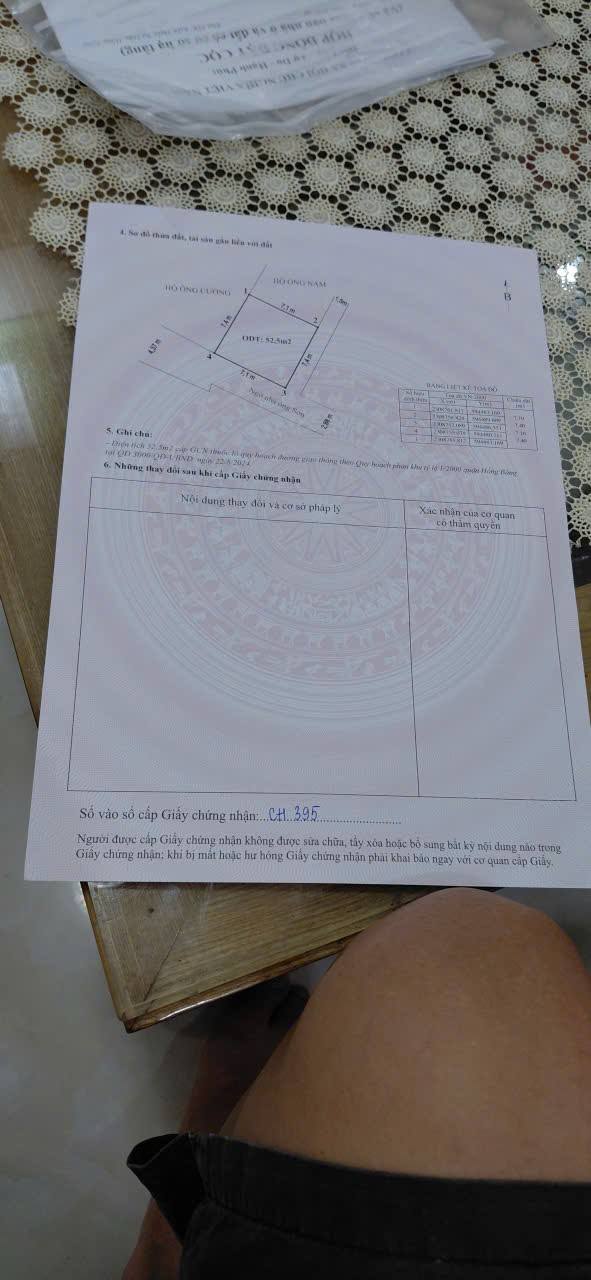 Đất nền lô góc 52m² tại 152 Kiến Thiết, Hồng Bàng - Chỉ 2 tỷ, cơ hội đầu tư tuyệt vời!