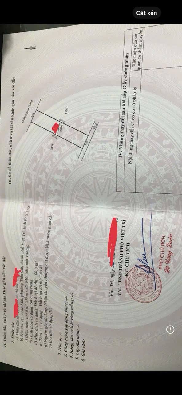 Đất nền Thọ Mai, Tiên Cát 200m² giá 9 tỷ - Vị trí trung tâm tuyệt đẹp!