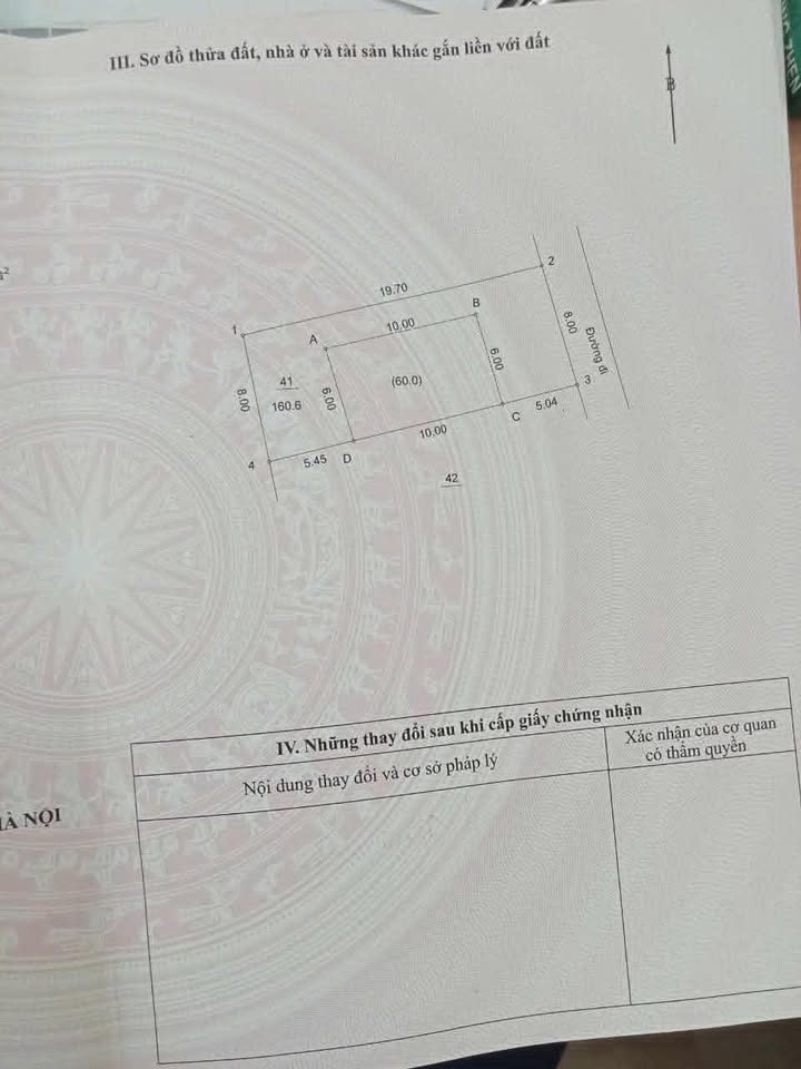 Đất thổ cư Kim Trung 160m² giá 2 tỷ - Cơ hội đầu tư hấp dẫn!