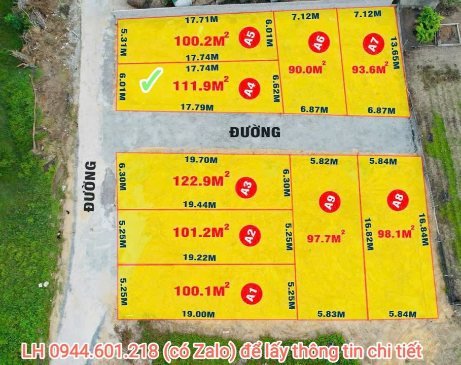 Đất nền 2 mặt tiền Quốc lộ 46, Nghi Phong 111m² chỉ 1 tỷ - Cơ hội đầu tư tuyệt vời!