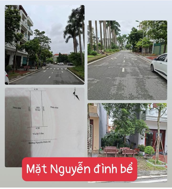 Đất nền đường Nguyễn Đình Bể, Hải Dương 65.81m² giá chỉ 3.X tỷ - Đầu tư ngay!
