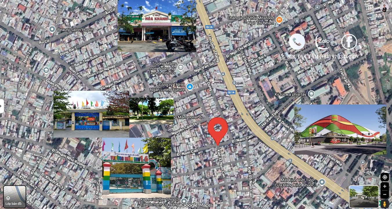 Đất mặt tiền rộng 10m tại Hòa Khánh, Liên Chiểu 198m² - Tiềm năng kinh doanh lớn!