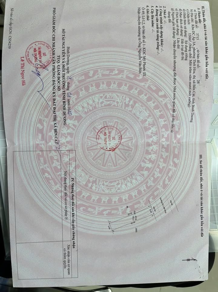 Đất nền khu đô thị MP3 Thới Hòa Bến Cát 150m² giá 1.78 tỷ - Cơ hội đầu tư hấp dẫn!