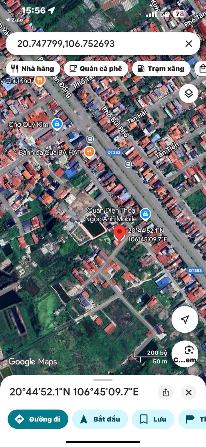 Đất nền đường 353, Nam Đồ Sơn, Hải Phòng 105.6m² - Pháp lý sổ đỏ chính chủ!