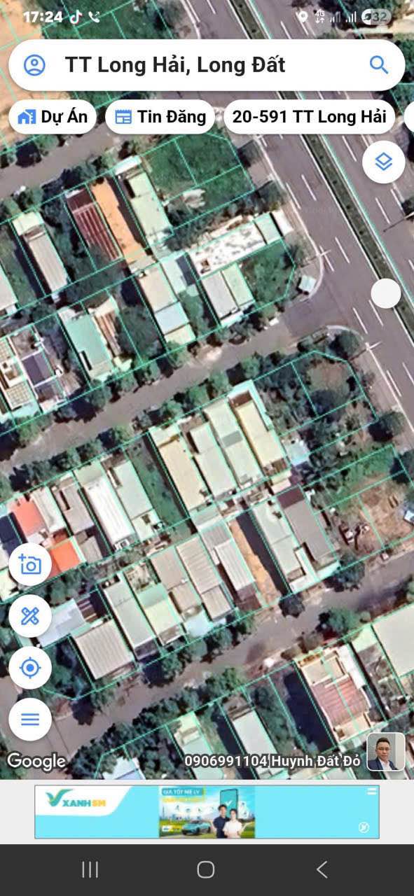 Đất Tái Định Cư Long Hải 108m² giá 2.45 tỷ - Gần chợ, gần biển!