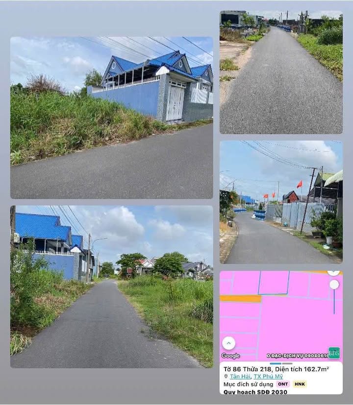 Đất Tân Hải Phú Mỹ 163m² giá 1.4 tỷ - Cơ hội đầu tư vàng!