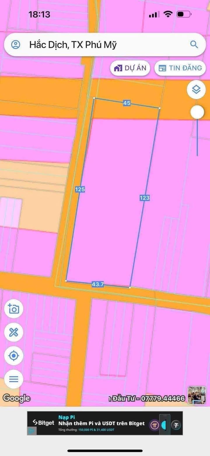 Đất liền kề Hắc Dịch, Phú Mỹ 6.500m² giá 24 tỷ - Cơ hội đầu tư không thể bỏ lỡ!