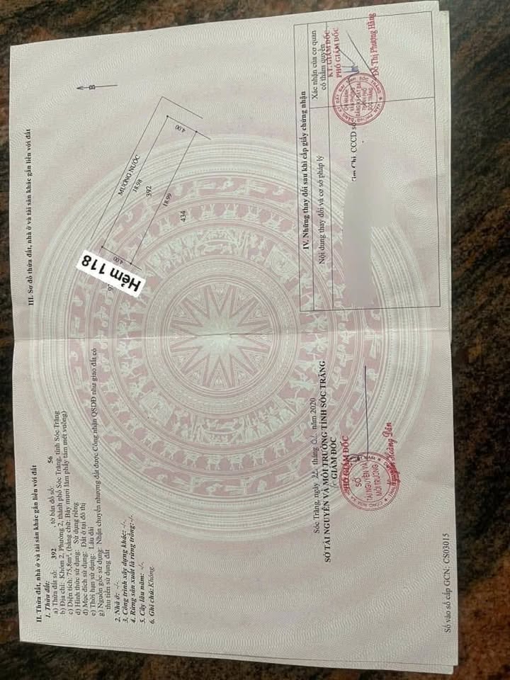 Đất thổ cư hẻm 118 Trần Hưng Đạo, Sóc Trăng 72m² chỉ 650 triệu - Thương lượng ngay!