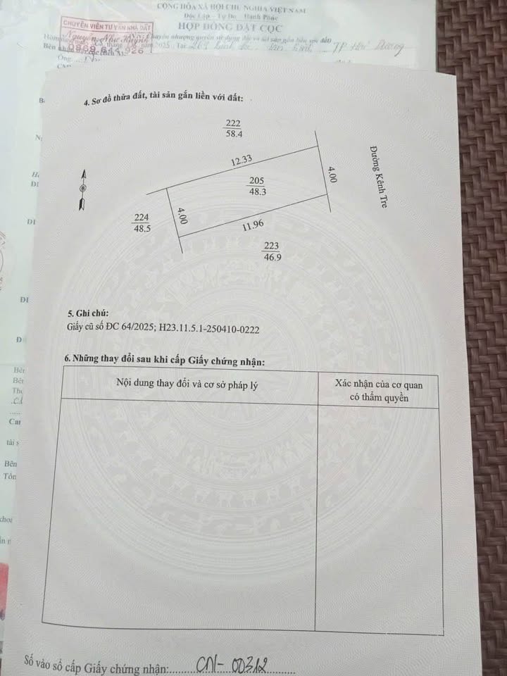 Đất nền đẹp khu 9, Tân Bình, TP Hải Dương 48,3m² - Sổ hồng chính chủ, bán gấp!