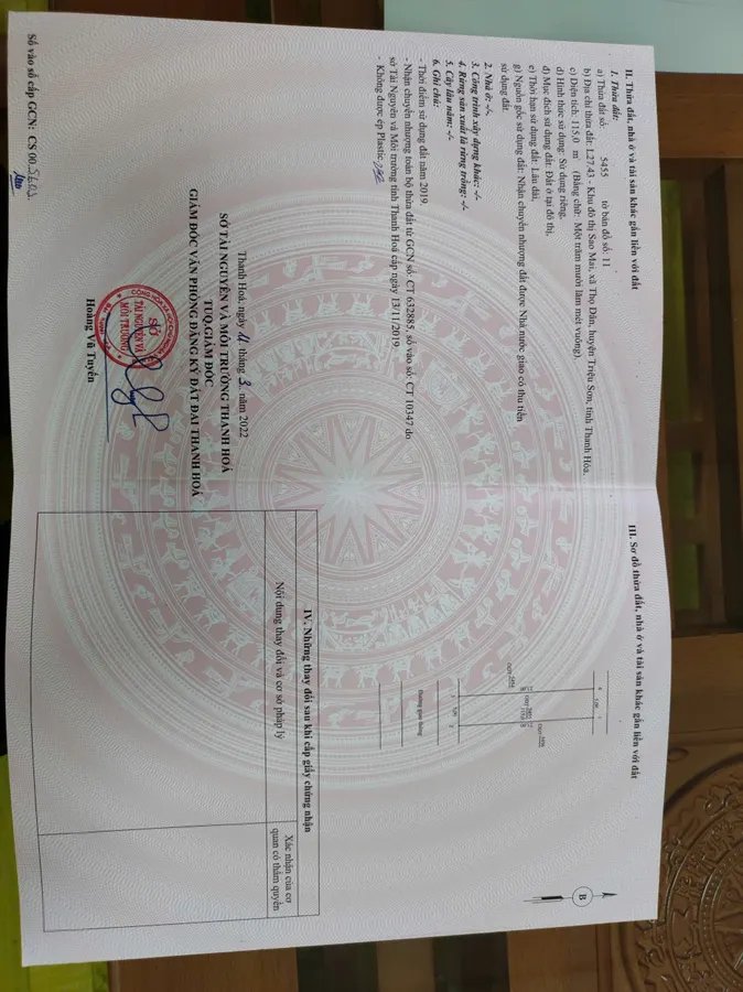 Đất nền KĐT Sao Mai - Thọ Dân 115m² giá 1.25 tỷ - Cơ hội đầu tư tuyệt vời!