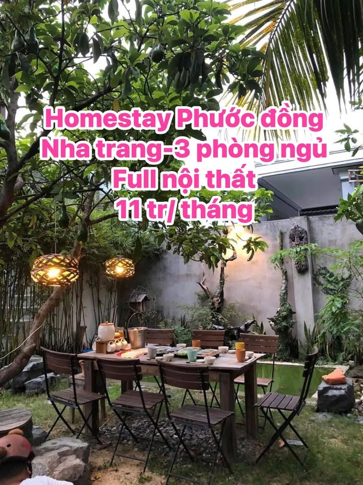 Nhà homestay sân vườn Phước Đồng Nha Trang 230m² giá 11 triệu - Không gian sống lý tưởng!