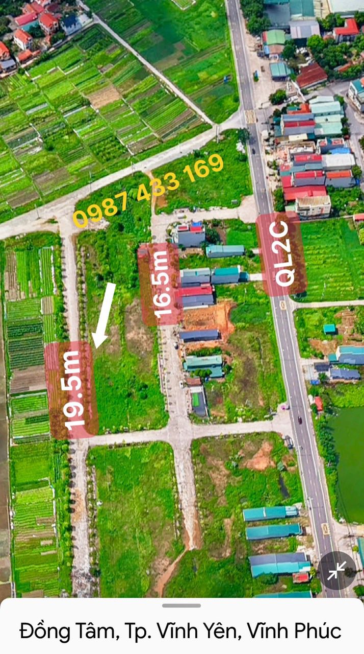 Đất đấu giá Lai Sơn, Vĩnh Yên 100m² giá chỉ 2 tỷ - Hướng mát, không lỗi!