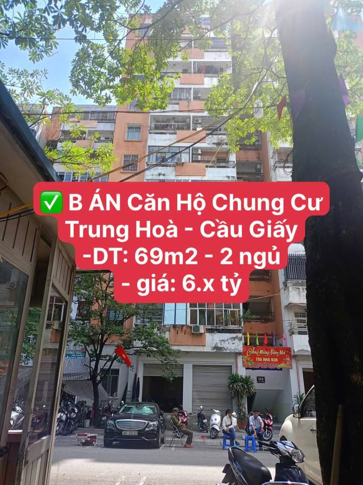 Căn hộ chung cư Trung Hòa - Cầu Giấy - 69m² giá 6 tỷ - Sẵn sàng vào ở!