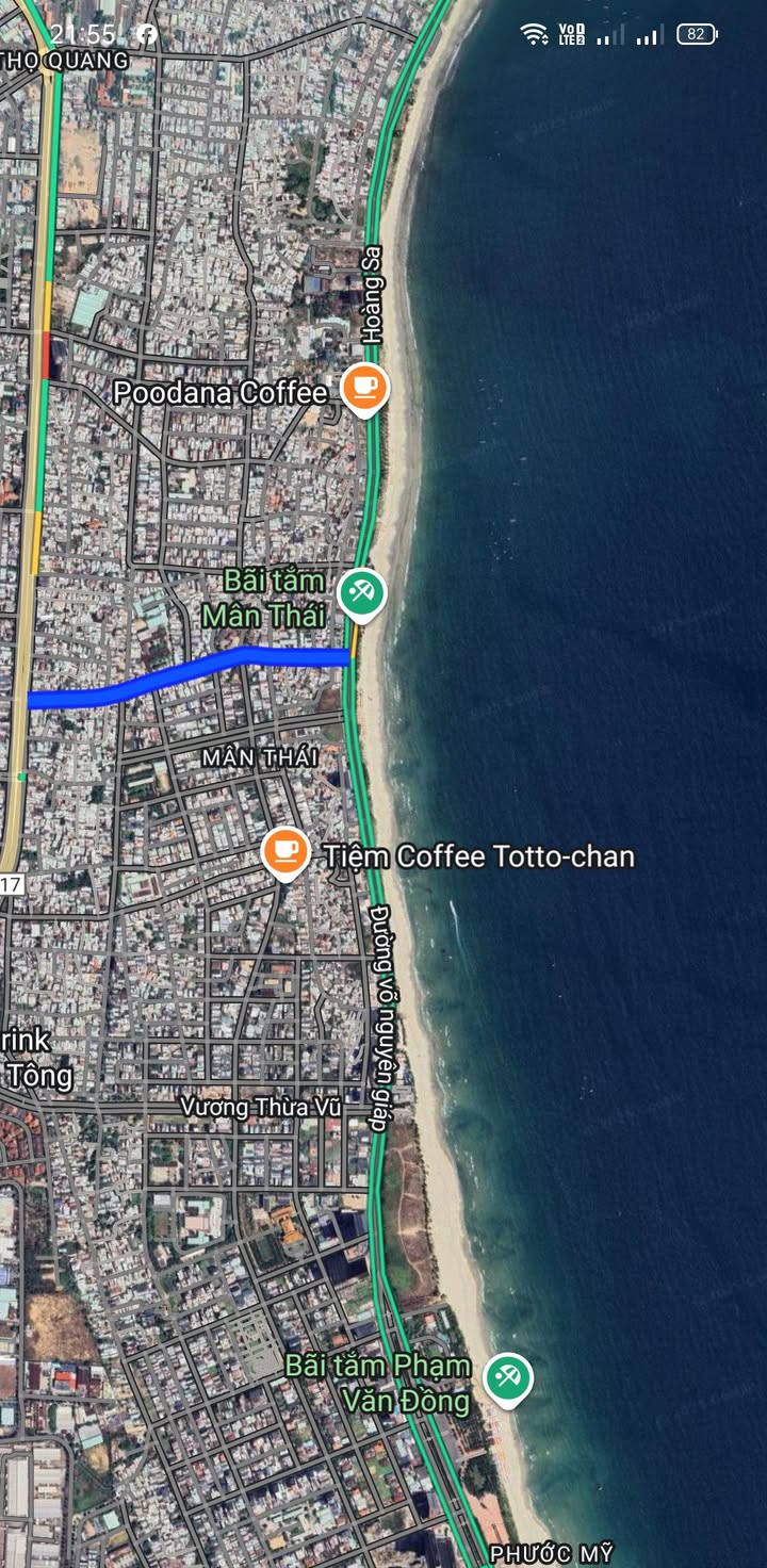 Đất mặt tiền Trương Định, Sơn Trà, Đà Nẵng 115m² giá 12.5 tỷ - Cách biển chỉ 300m!