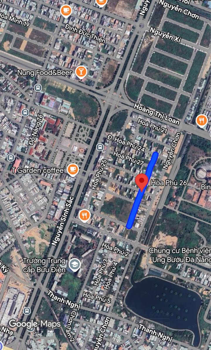 Đất nền Hòa Phú 26, Đà Nẵng 200m² giá 13 tỷ - Sổ hồng có sẵn!