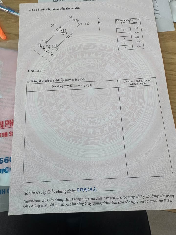 Đất nền phường Thanh Thủy, TP Huế 82.6m² giá 900 triệu - Sổ đỏ chính chủ, đầu tư sinh lời!