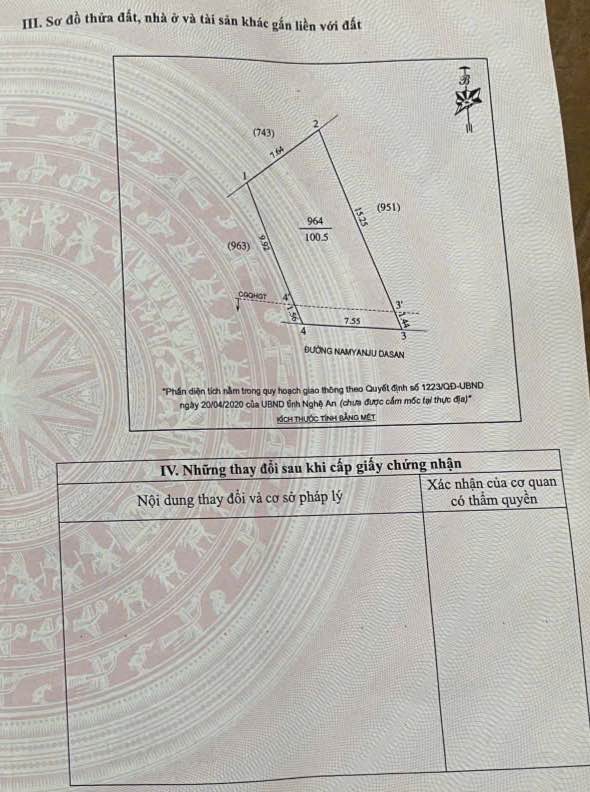 Đất mặt đường Hàn Quốc, Quán Bàu 100m² giá 6 tỷ - Cơ hội đầu tư vàng!